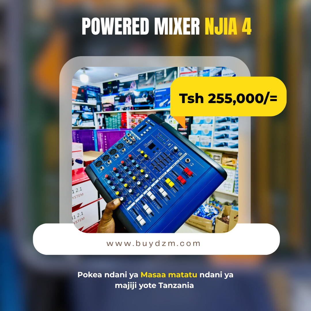 Powered Mixer 4 ways